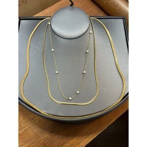 Vintage Goldtone Necklaces 3 Total